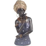 Zen et ethnique - d�coration femme africaine avec turban jaune