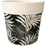 Mini cache pot noir bambou 6 cm