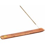 Phoenix import - porte encens en bois motif soleil