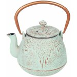 Zen et ethnique - théière japonaise verte en fonte 1 litre Zen et ethnique - théière japonaise verte en fonte 1 litre