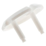 Lot de 3 caches prises 2 p + t + clef - blanc zenitech