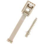 Zenitech - lot de 10 attaches clipsables �16 / 20mm + chevilles