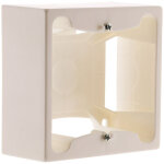 Cadre saillie 80 x 80 x 40 entraxe 60 mm - blanc zenitech