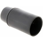 Douille lisse sans bague e14 - noir zenitech