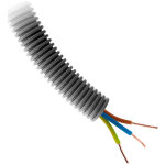 Zenitech - gaine pr�c�bl�e icta �16mm 100m - gris ou noir