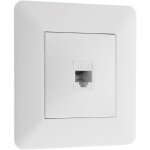 Prise téléphone rj45 encastrable modèle artezo blanc. Prise téléphone rj45 encastrable modèle artezo blanc.