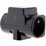 Triplite parafoudre 2x16a 2p + t + 1x6a 2p - noir zenitech
