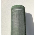 Zenlys - 130g / m2 toile bache de paillage vert tisse anti - mauvaises herbes largeur 1, 28m longueur ...