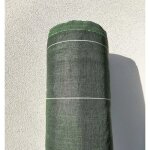 130g / m2 toile bache de paillage vert tiss�e anti - mauvaises herbes largeur 1, 38m longueur 5m