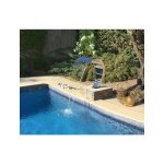 Cascade inox 316 fontaine piscine bassin mod�le cobra hauteur 80cm