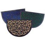 2, 0 x paillasson poly web demi - lune