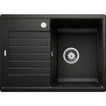 Blanco - zia 45 - vier en silgranit, 68x50 cm, compact, noir 526009