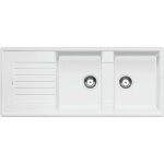 Blanco - zia 8 - Évier en silgranit, 116x50 cm, blanc 515597 Blanco - zia 8 - Évier en silgranit, 116x50 cm, blanc 515597