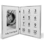 Zilverstad - cadre argent d'un an, cadeau pour un enfant, 13x18, 12x 5x5 cm taille: 25x207x260 mm ugs ...