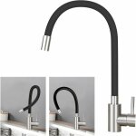 Zmh robinet de cuisine robinet de cuisine haute pression robinet en acier inox mitigeur orientable à ... Zmh robinet de cuisine robinet de cuisine haute pression robinet en acier inox mitigeur orientable à ...