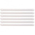 Jeu de 6 tuyaux de 1 m. couleur blanche nettoyeur automatique zoom, g2, kontiki 2, pacer, manta et manta ...