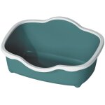 Bac à litière allongé vert 59 x 39x 27 cm pour chat zolux Bac à litière allongé vert 59 x 39x 27 cm pour chat zolux