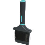 Brosse slicker double flexible taille l pour chiens zolux