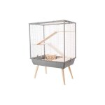 Zolux - cage neo cosy - grand panier (77, 5 x 47, 5 x 109 cm), gris