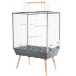 Zolux - cage  perruques, couleur gris, 78 x 48 x 112 cm