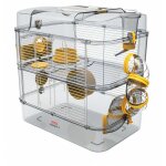 Zolux - cage duo rody3. couleur banane taille 41 x 27 x h40. 5 cm pour rongeur