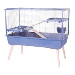 Zolux - cage rongeur surleve nolife - 2 tages pour lapin - 99 x 54 x 92 cm - bleu