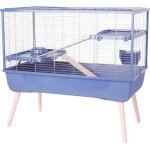Zolux - cage rongeur surélevée néolife - 2 étages pour lapin - 99 x 54 x 92 cm - bleu Zolux - cage rongeur surélevée néolife - 2 étages pour lapin - 99 x 54 x 92 cm - bleu