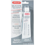 Colle silicone transparent pour aquarium terrarium 80ml zolux