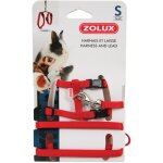 Harnais et laisse rouge taille s pour rongeurs zolux Harnais et laisse rouge taille s pour rongeurs zolux