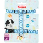 Zolux - harnais s puppy pixie 13 mm 27 � 42 cm couleur bleu pour chiots