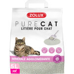 Litière minérale agglomérante parfumé 5 litres soit 4. 34 kg pour chat zolux Litière minérale agglomérante parfumé 5 litres soit 4. 34 kg pour chat zolux