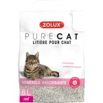 Litière purecat minérale absorbante parfumée 8l zolux Litière purecat minérale absorbante parfumée 8l zolux