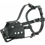 Muselière en cuir pour chien type police noire taille 5 Muselière en cuir pour chien type police noire taille 5