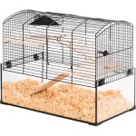 Zolux - neo cage - petits pains, longueur 52 x profondeur 28, 5 x hauteur 40 cm, couleur noir