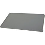 Zolux - tapis �cuelle silicone gris l 55 x 39 cm pour chien
