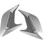 Zone prise d'air d�corative de couverture de grille d'a�ration de voiture (argent) - ahlsen