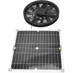 Zoternen - kit de ventilateur solaire 100 w 12 v �tanche avec grille de protection en m�tal pour poulailler, ...