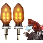 Zvd - clignotant led ambre universel pour moto - ampoule de clignotant - lot de 2