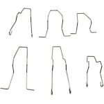 Zvd - clip de maintien des ampoules de feux de croisement h1 h4 h7