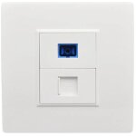 Zvd - interface fibre optique sc - prise murale, panneau jack r�seau rj45, connecteur type