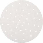 Papier  vapeur antiadhsif 23cm - lot de 100 feuilles, papier parchemin pour cuisson