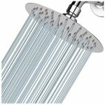 Zvd - pommeau douche rond haute pression - acier inoxydable 304 - montage mural ou au plafond