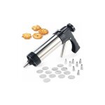 Presse  biscuit professionnelle - seringue ptisserie inox avec 13 disques et 8 douilles