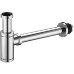 Zvd - siphon de lavabo en acier inox - hauteur rglable, set de siphon g114 pour vasque et lavabo
