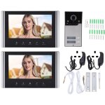 Jeffergarden visiophone , systme d'interphone vido avec cran lcd tft de 7 pouces, grand angle de 120 ...