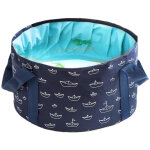 1 bain de pieds bleu marine, bain de pieds, bain de pieds, bain de pieds pliable, seau pour les pieds ...