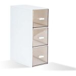 1 bo�te � th� en plastique avec couvercle transparent pour ranger les sachets de th�, un organiseur pratique ...