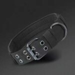 1 collier tactique en nylon pour chien de grande et moyenne taille, taille r�glable, laisse pour chien ...