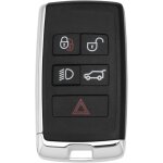 1 coque de cl� � 5 boutons pour t�l�commande compatible avec range rover evoque sport l551 l405 2018 ...