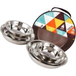 1 ensemble 17 pi�ces couverts en acier inoxydable vaisselle de camping accessoires d'ext�rieur kit de ...